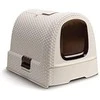 Curver Rattan tualetas katėms kreminės spalvos 51x39x39cm