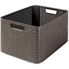 Daiktadėžė CURVER, 30 l, ruda, 43,6×32,6×23 cm