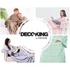 Pledas DecoKing Lazy, pilkas, 170 cm x 200 cm