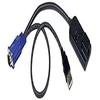Adapteris AV Dell D-Sub (VGA) - RJ-45 juoda (A7485901)