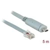Delock 89892 - pilkas - 5 m - USB 2.0 A tipo - RJ45 - kištukas/kištukas