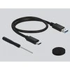 Delock išorinis korpusas skirtas 2,5? SATA HDD / SSD su SuperSpeed USB 10 Gbps