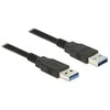 DELOCK Cable USB 3.0 Type-A male > USB 3.0 Type-A male 3.0 m juodas