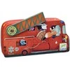 Djeco Siluetų dėlionė - Gaisrinis automobilis (16 detalių) ( DJ07269 )