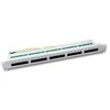 Efb Elektronik „Ecolan Patchfeld Cat 3 ISDN 19" 1HE 25 prievadų RJ45 8/4“ šviesiai pilkas RAL7035