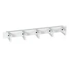 EFB 48,26cm 19 cali 1HE Panel prowadzenia kabli su 5 uchwytami su tworzywa sztucznego RAL7035 pilka 70mm ilgis uchwytu
