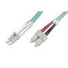 Efb Elektronik EFB Duplex Jumper LC-SC 50/125, OM3, LSZH, aqua, 2.0mm, 10m