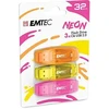 EMTEC USB atmintinė, 32 GB, USB 2.0, 3 vnt. pakuotėje