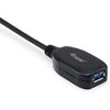 USB kabelis Equip USB-A - USB-A 5 m Juodas (133346)