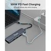 Adapteris AV Equip Equip Dock USB-C->HDMI,3xUSB3.0,100WPD 4K30Hz 0.25m gr