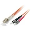 Equip LC Fiber- optinis pačcord - ST Singlemode dvipusis OS2, 1, m, geltonas (254231)