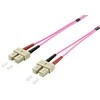 Equip Įrengti Fiber Optic Patchcord SC – SC Multimode Duplex OM4, 3m (255523)