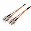Equip Įrengti Fiber Optic Patchcord SC - SC, Duplex OS2, 1m (253331)