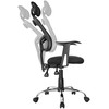 ergo office Tinklinė ergonomiška Ergo biuro kėdė su aukšta nugara, reguliuojama galvos atrama, maks. 150 kg, ER-413