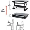 Laikiklis Ergotron WorkFit-T - Nerūdijantis plienas - Juodas - 15.9kg - 380 mm - 22.3kg - 980 x 710 x 216 mm
