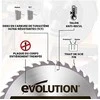 255-mm-Zahnsäge Evolution EVO-FW255TCT-60