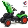 Traktorius su priekaba FALK X Tractor žalias