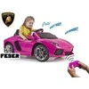 FEBER Lamborghini Aventador Rožinė elektrinis automobilis vaikams 6V