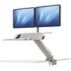 Laikiklis Fellowes Sit-Stand LotusRT dvigubos baltos