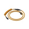 Glorious Coiled Cable susuktas klaviatūros laidas Glorious Gold, USB-C į USB-A – 1,37m, aukso spalvos