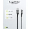 Goobay | Lightning to USB-A tekstilinis kabelis su metaliniais kištukais | 49268 | USB-A į „Lightning“.
