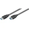 Goobay Kabelis USB 3.0 Verläng. 1.8m SteckerA/BuchseA