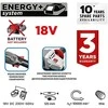 Szlifierka Graphite Šlifuoklis katowa akumuliatorinė Energy+ 125mm