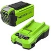 Greenworks GSK40B2 40V 2 Ah akumuliatoriaus ir greitojo kroviklio komplektas
