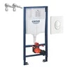 Grohe Komplektas - WC rėmas + Skate Air baltas + tvirtinimai (3 in1)