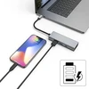 USB šakotuvas Hama 1x RJ-45 1x USB-C PD + 2x USB-A 3.2 Gen1 (002001080000)