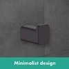 Rankšluosčio kabliukas Hansgrohe AddStoris 41742670, Matt Juodas