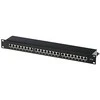 helos Cat.6a LSA 19" Patch Panel 1U 24 porty