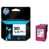 Hewlett Packard (HP) HP 301 trijų spalvų rašalo kasetė, 165 puslapiai, skirta HP Deskjet 1000, 1050, 2050, 3000, 3050