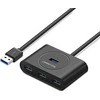 UGREEN USB 3.0 HUB 4in1 0.5m juodas