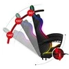 Žaidimų kėdė Huzaro Force 4.7 RGB, Juodos spalvos