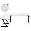 Kampinis žaidimų stalas Huzaro Hero 7.0 Gaming Desk, baltas