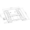 Inline Technology „InLine“ nešiojamojo kompiuterio laikiklis su „Vesa 75“ laikikliu