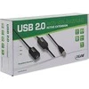 USB kabelis InLine USB-A - USB-A 20 m Juodas (34613I)