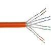 InLine Montavimo kabelis S / FTP, PIMF, 7a Cat.7a, AWG23, 1200MHz, be halogenų, oranžinis, 500I (77500I)