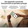 Išmanusis laikrodis Google Pixel Watch LTE 32GB, Auksinės spalvos korpusas su pilkos spalvos silikoniniu dirželiu