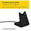 Jabra Ladestnder fr Evolve2 65. juodas