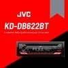JVC, KD-DB622BT CD/USB MP3/WMA automagnetola su AUX įėjimu
