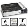 Kemper Tabletop Gas Barbecue Stove Number of burners/cooking zones 1, Juodas/pilkas, Gas