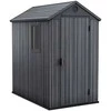 Keter sodo namelis sandėliukas DARWIN 4x6 Pilkas 125,8 x 184,5 x 205 cm