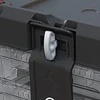 Įrankių dėžė - KETER Stack'N'Roll su 3 organizatoriais Juoda