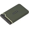 Kietasis diskas TRANSCEND 2TB StoreJet 25M3G USB 3.1 2.5 guminis dėklas su apsauga nuo smūgių, Military Žalias Slim