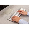 CHERRY KC 6000 SLIM - Klaviatūra - QWERTZ - Deutsch - Sidabrinė