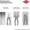 Plokščių laidų nuizoliavimo replės KNIPEX 1264