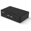 KVM Jungiklis - LINDY 2 Prievadų DisplayPort 1.4, USB 3.0 ir Garso KVM Jungiklis, 7680x4320@60Hz, Juodas