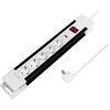 LogiLink 5 gniazd 3.0m juoda-balta